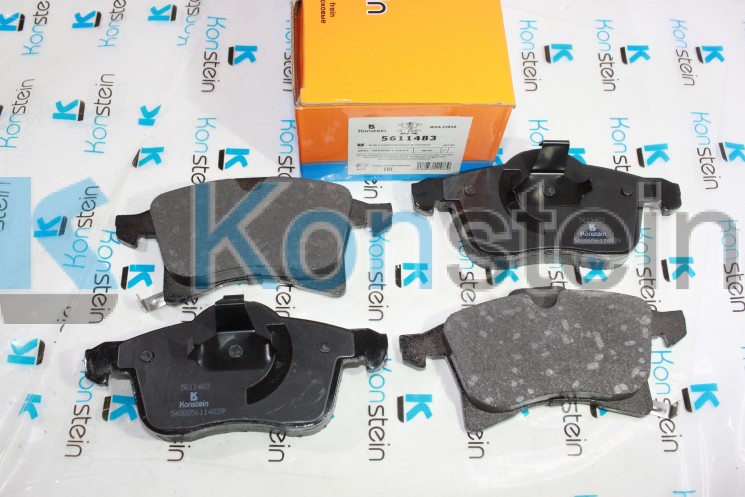 Колодки тормозные дисковые 5611483 передние OPEL ASTRA H ASTRA-G + ZAFIRA-A B(смесь HSP)