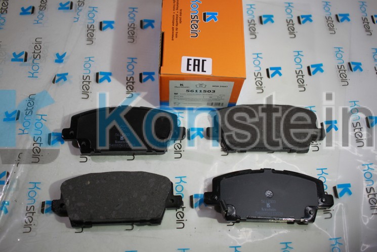 Колодки тормозные дисковые 5611503 передние HONDA CIVIC V-VIII (EG, FD, FA) 1.3 Hybrid(смесь HSP)
