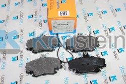 Колодки тормозные дисковые 5610265 передние RENAULT SANDERO, 19 II, MEGANE I(датчики,смесь HSP)