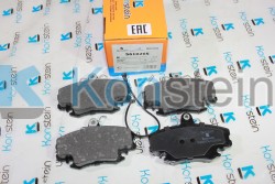 Колодки тормозные дисковые 5610265 передние RENAULT SANDERO, 19 II, MEGANE I(датчики,смесь HSP)