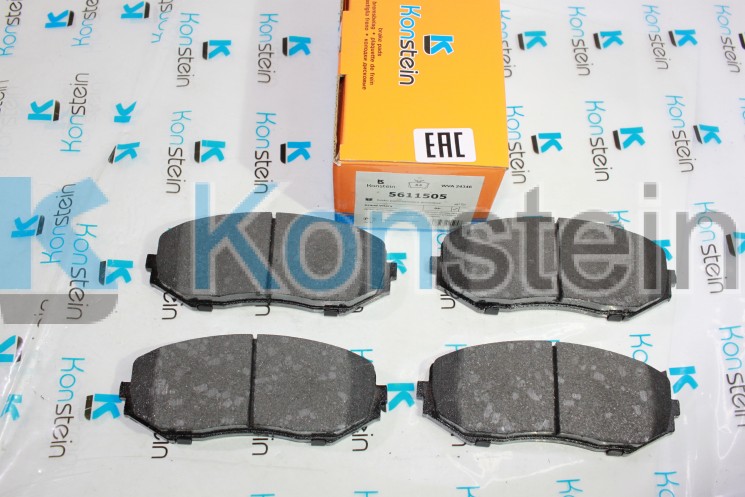 Колодки тормозные дисковые 5611505 передние SUZUKI GRAND VITARA II (смесь HSP)