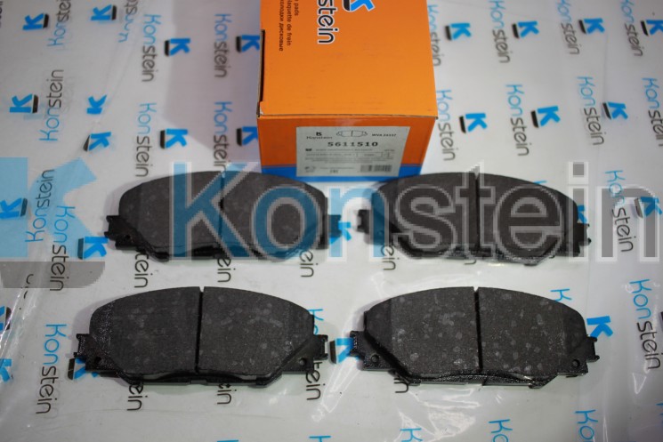 Колодки тормозные дисковые 5611510 передние TOYOTA RAV4 III-IV смесь HSP)