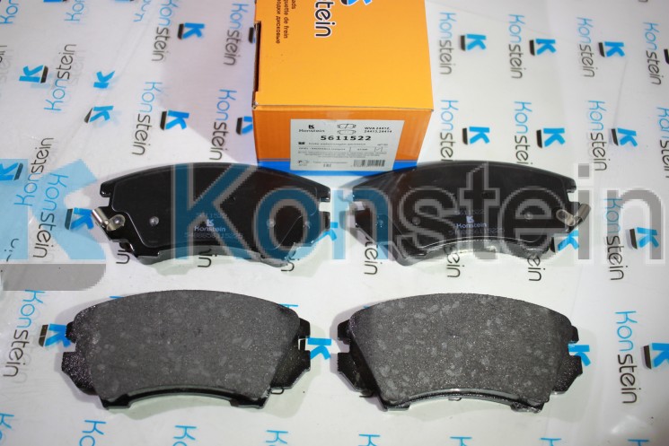 Колодки тормозные дисковые 5611522 передние OPEL ASTRA J GTC, INSIGNIA (17"), SAAB 9-5 (смесь HSP)