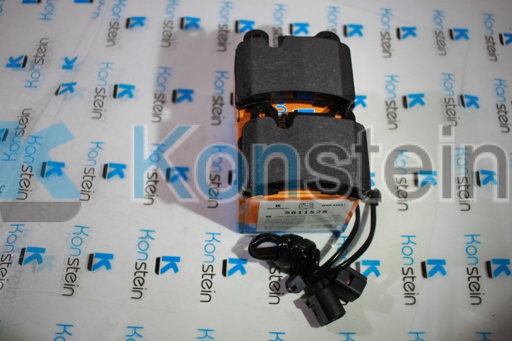 Колодки тормозные дисковые 5611528 задние VW TOUAREG (7L_)(датчики,смесь HSP)