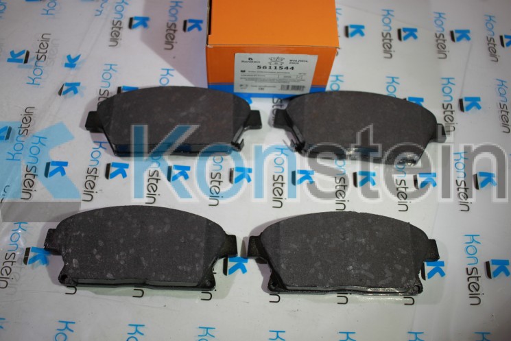 Колодки тормозные дисковые 5611544 передние CHEVROLET CRUZE (J300), ORLANDO, OPEL ASTRA J(смесь HSP)