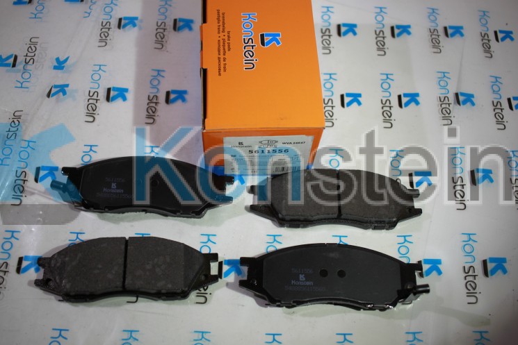 Колодки тормозные дисковые 5611556 передние NISSAN ALMERA CLASSIC(смесь HSP)