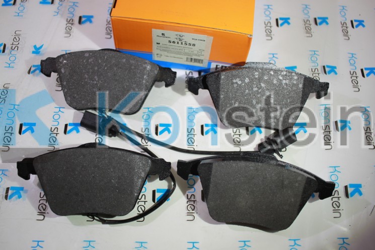 Колодки тормозные дисковые 5611558 передние AUDI A6,AVANT (4F5),ALLROAD (C6)(датчики,смесь HSP)