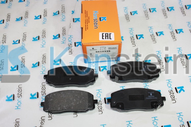 Колодки тормозные дисковые 5610335 передние KIA PICANTO (BA)(смесь HSP)