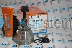 Шрус 2510051 наружный Audi A3 03-, VW Golf V, Touran, Passat, Skoda Octavia 03-06(технология HSP)