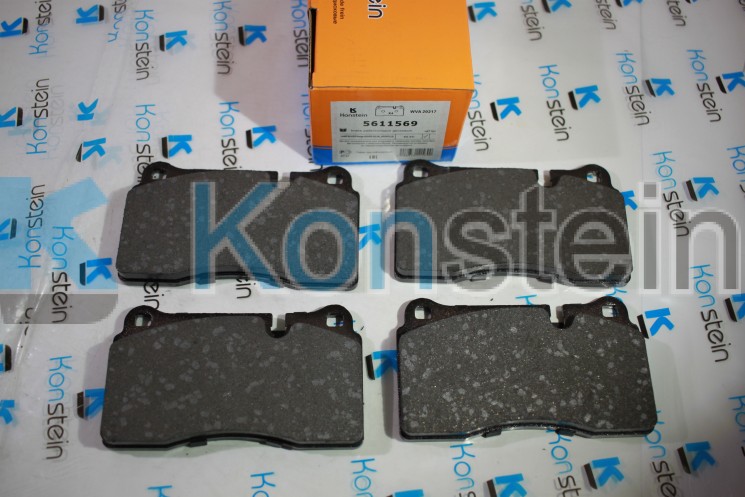 Колодки тормозные дисковые 5611569 передние RANGE ROVER SPORT (LS), RANGE ROVER III (LM)(смесь HSP)