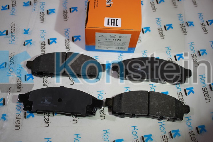 Колодки тормозные дисковые 5611576 передние MITSUBISHI L200(KB_T, KA_T),PAJERO SPORT II(смесь HSP)