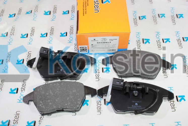 Колодки тормозные дисковые 5610417передние PEUGEOT 208, 3008, 308, 408, VW JETTA (датчики,смесь HSP)