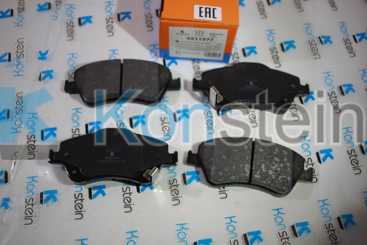 Колодки тормозные дисковые 5611577 передние TOYOTA AURIS (E15) (смесь HSP)