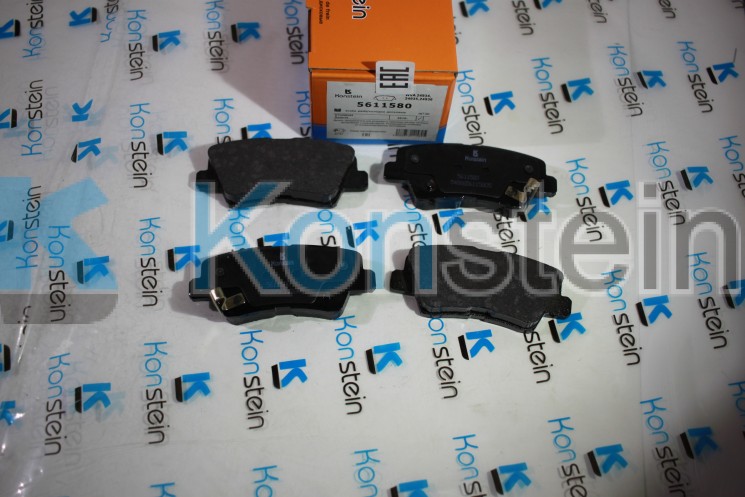 Колодки тормозные дисковые 5611580 задние HYUNDAI SOLARIS,I30 II,I40,TUCSON(JM),RIO III(смесь HSP)