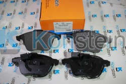 Колодки тормозные дисковые 5610444 передние AUDI A4 (B7), A6 (C6), A8 (4E_)(датчики,смесь HSP)