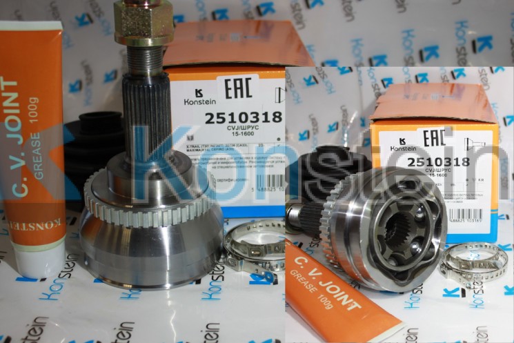 Шрус 2510318 наружный NISSAN MAXIMA IV (J31) MAXIMA QX (A33), X-TRAIL ( 01-) (ABS+) (технология HSP)