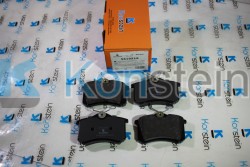 Колодки тормозные дисковые 5610510 задние FORD GALAXY/Audi A4,A6/CITROEN C3,C4(5/2000- )(смесь HSP)