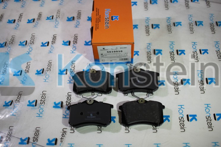 Колодки тормозные дисковые 5610510 задние FORD GALAXY/Audi A4,A6/CITROEN C3,C4(5/2000- )(смесь HSP)