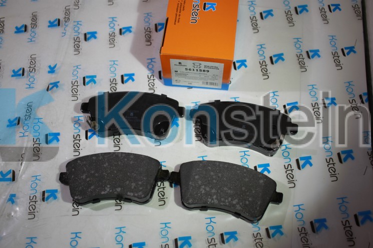 Колодки тормозные дисковые 5611589 передние HYUNDAI I20 (JC), VENGA (YN)(смесь HSP)