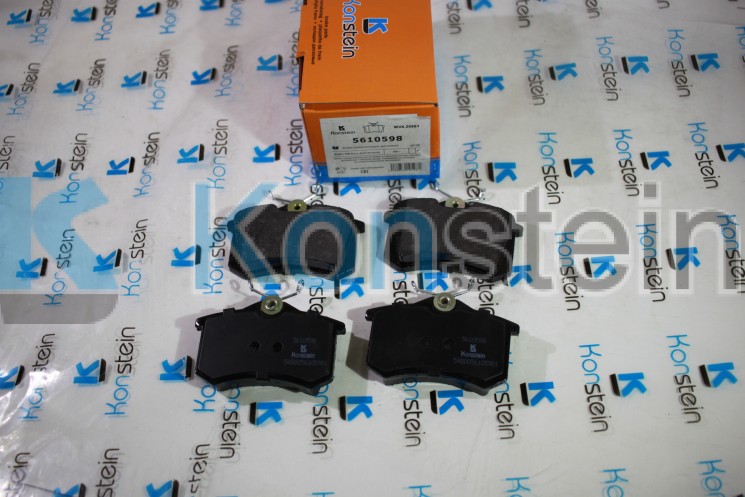 Колодки тормозные дисковые 5610598 задние VAG A3/A4/A6/Fabia/Golf IV/Bora/Octavia//C3/C4(смесь HSP)