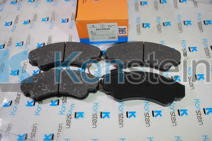 Колодки тормозные дисковые 5610645 передние FIAT DUCATO,PEUGEOT BOXER(230, 244)(датчики,смесь HSP)