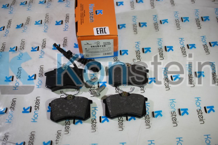 Колодки тормозные дисковые 5610726 задние SEAT IBIZA 02-/SKODA FABIA 99-/VW POLO (датчики,смесь HSP)