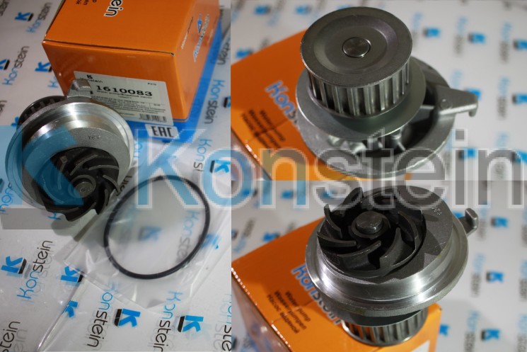 Насос охлаждающей жидкости 1610083 Opel Astra/Vectra/Kadett/Calibra 2.0i 16V 88-98 (технология HSP)