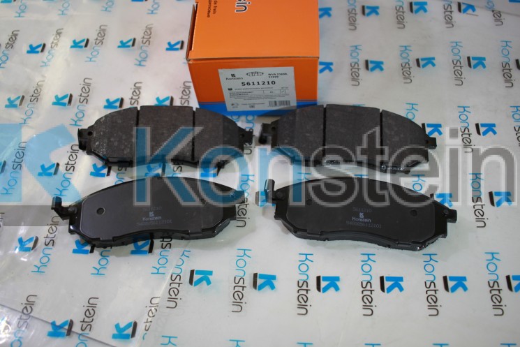 Колодки тормозные дисковые 5611210 передние NISSAN MURANO(Z50, Z51),NAVARA(D40),QASHQAI(смесь HSP)