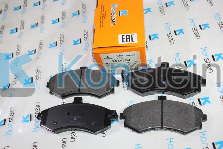 Колодки тормозные дисковые 5610183 передние HYUNDAI ELANTRA (XD), MATRIX(смесь HSP)