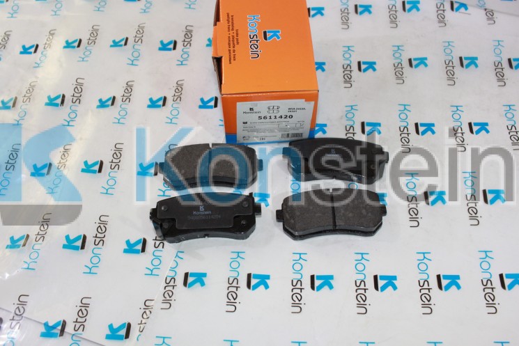 Колодки тормозные дисковые 5611420 задние KIA CEE'D II,CERATO II,HYUNDAI IX35,IX20,I30(смесь HSP)