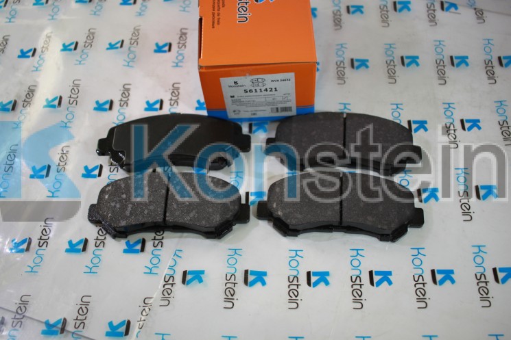 Колодки тормозные дисковые 5611421 передние NISSAN QASHQAI, X-TRAIL (T31)(смесь HSP)