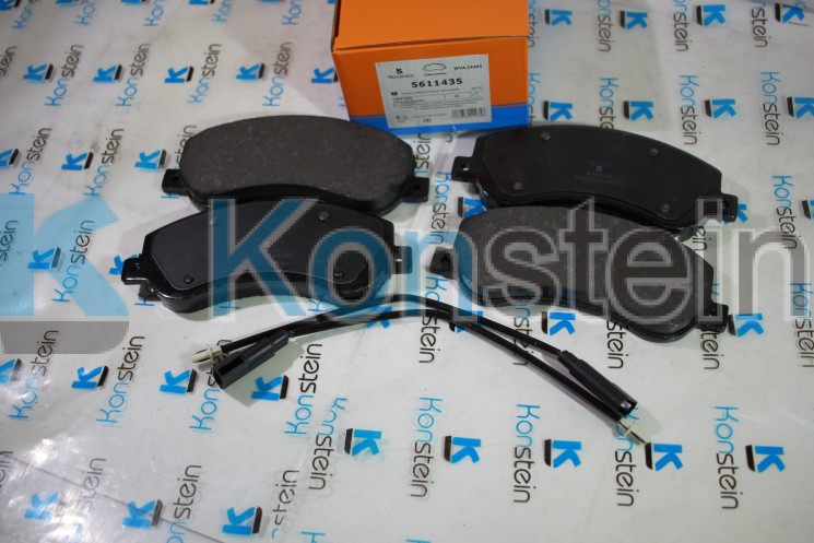 Колодки тормозные дисковые 5611435 передние VW AMAROK (2HA, 2HB),FORD TRANSIT 06-(датчики,смесь HSP)