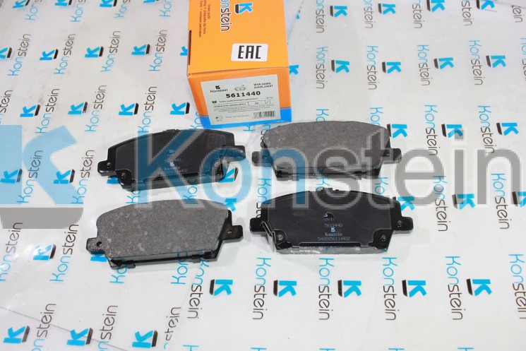 Колодки тормозные дисковые 5611440 передние HONDA CIVIC VIII(смесь HSP)
