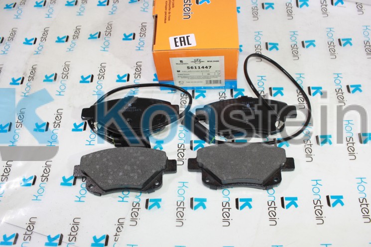 Колодки тормозные дисковые 5611447 задние FORD TRANSIT 06- (датчики,смесь HSP)