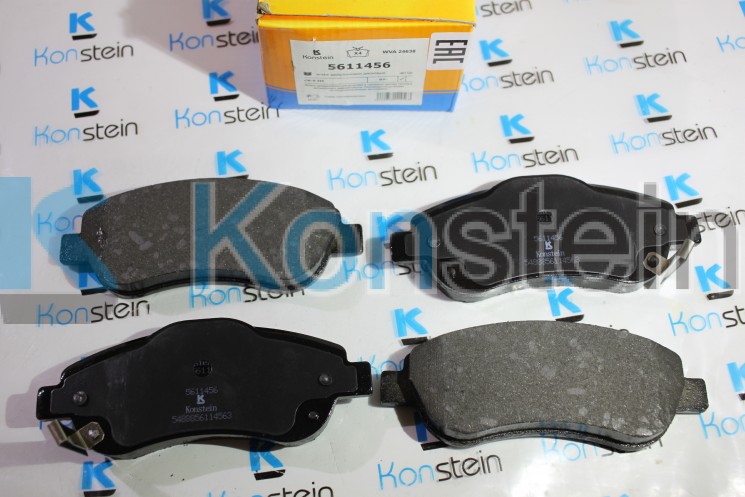 Колодки тормозные дисковые 5611456 передние HONDA CR-V III (RE)(смесь HSP)