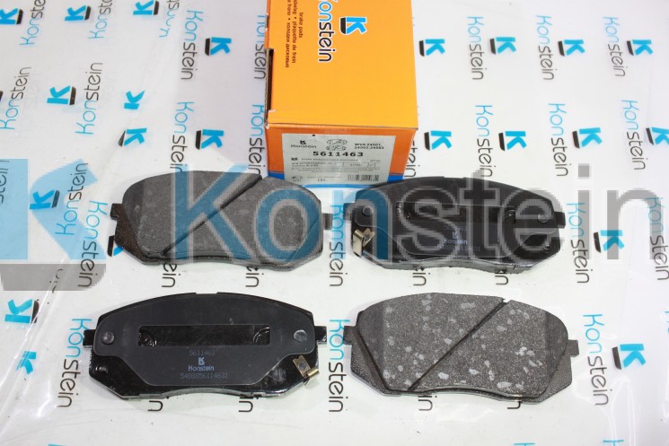 Колодки тормозные дисковые 5611463 передние HYUNDAI IX35, KIA SPORTAGE (JE_, SL)(смесь HSP)